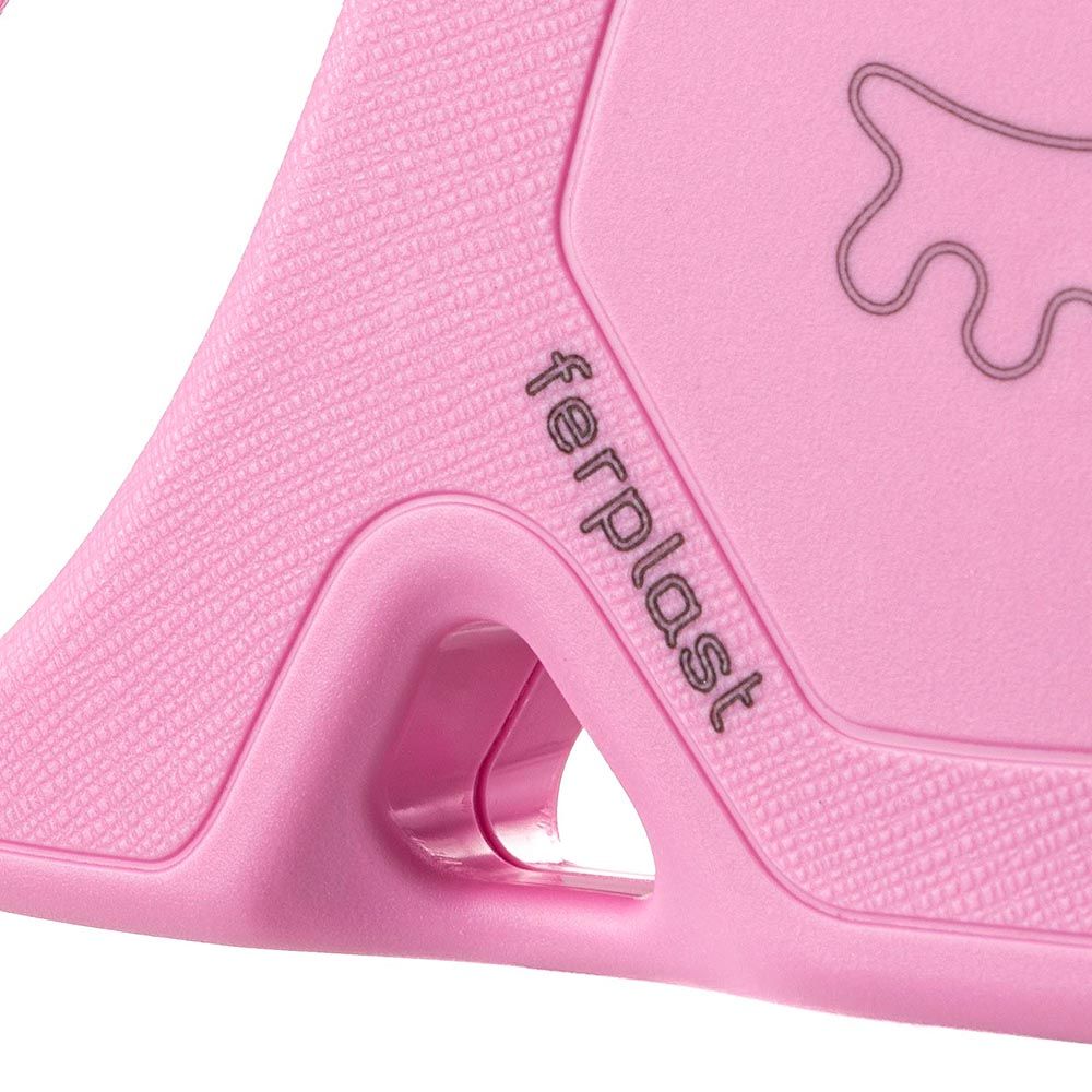Laisse rétractable pour chiens de taille moyenne flippy one tape s, sangle extensible 4 m, max 15 kg, rose