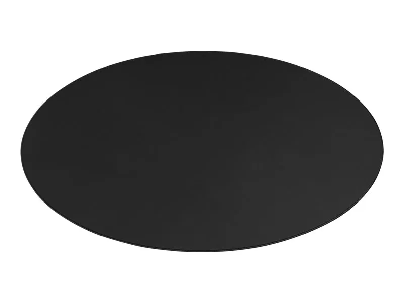 DELTACO DFP410 - Stolemåtte for gaming - rund - 110 cm - sort