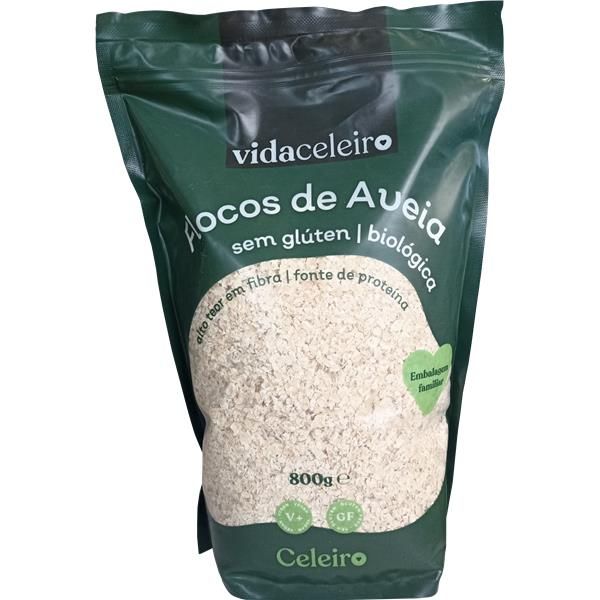 Flocos De Aveia Sem Glúten Bio Vida Celeiro 800G
