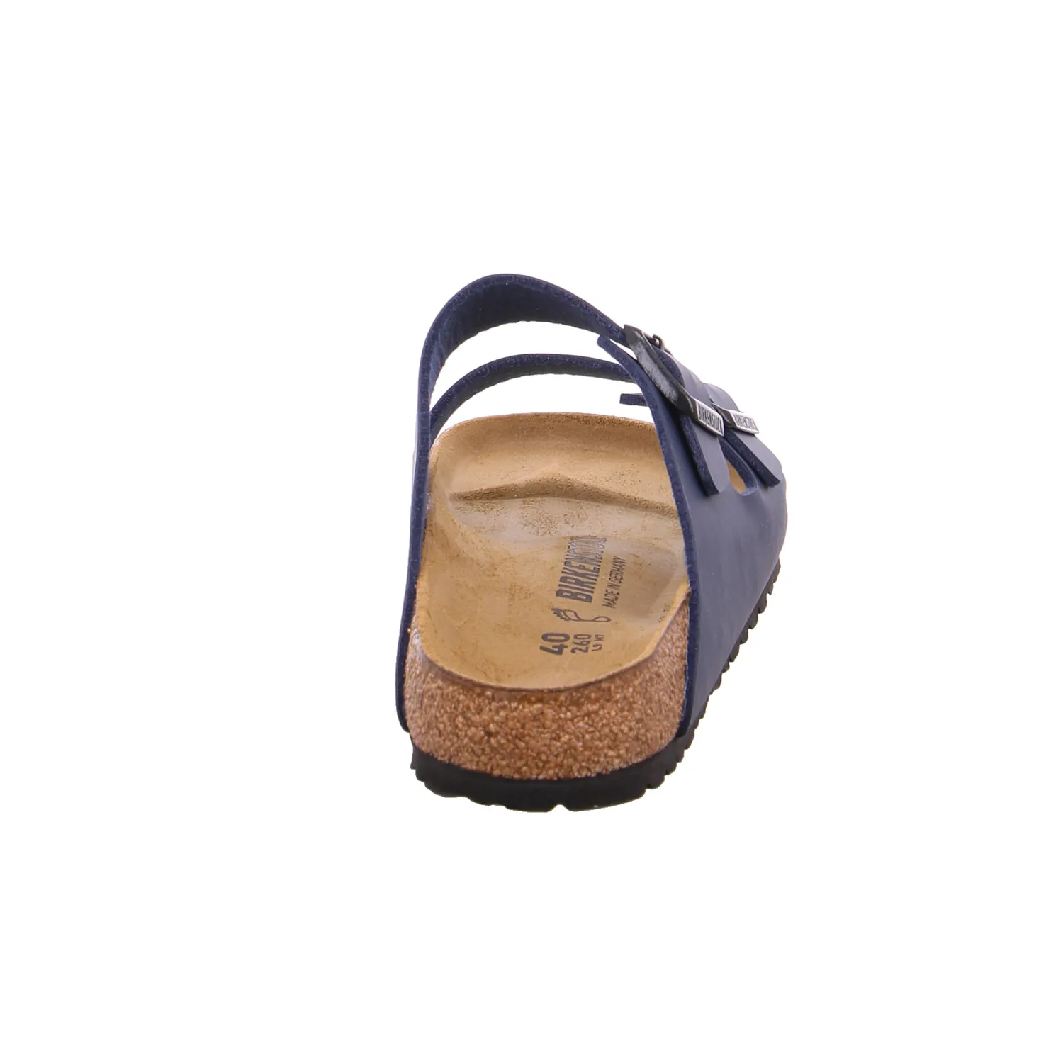 BIRKENSTOCK Bio-Mûles Blau Lederimitat