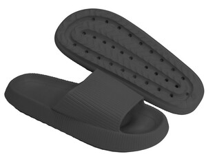 Lucovitaal Orthopedische Badslippers Maat 41-42 Zwart 1PR