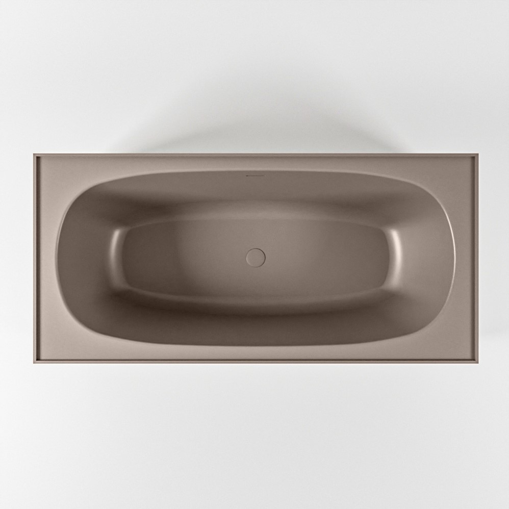 Mondiaz Freeze vrijstaand bad 180x85cm kleur smoke