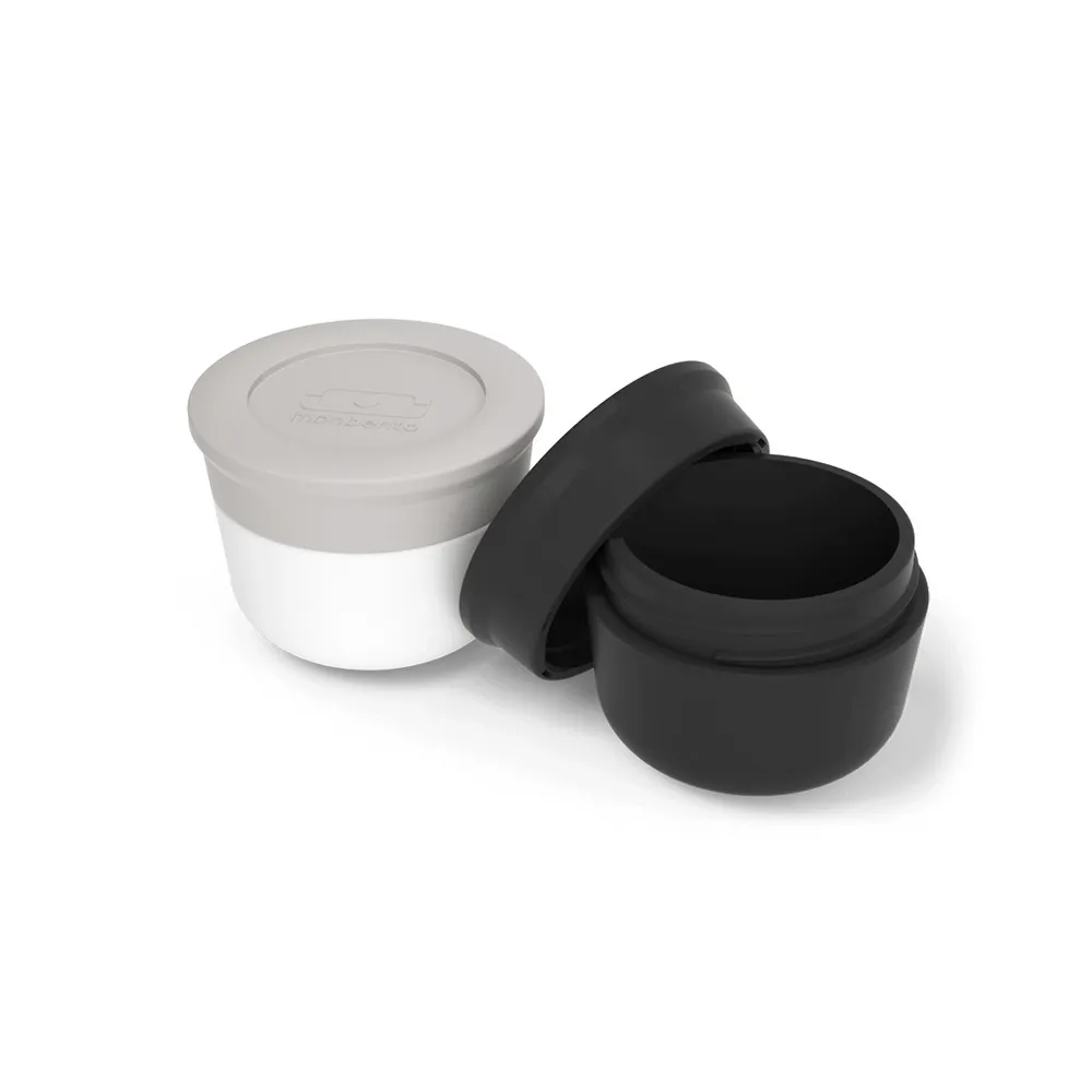 Monbento Temple S - Black Onyx / Grey Cotton - 2 stk.