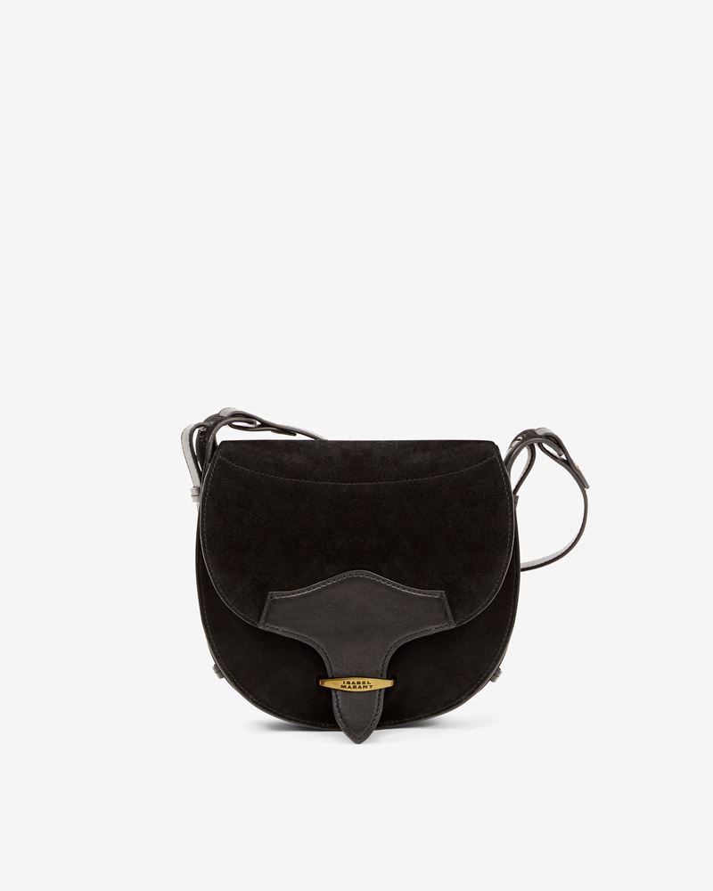 SAC EN BANDOULIÈRE EN CUIR VELOURS BOTSY