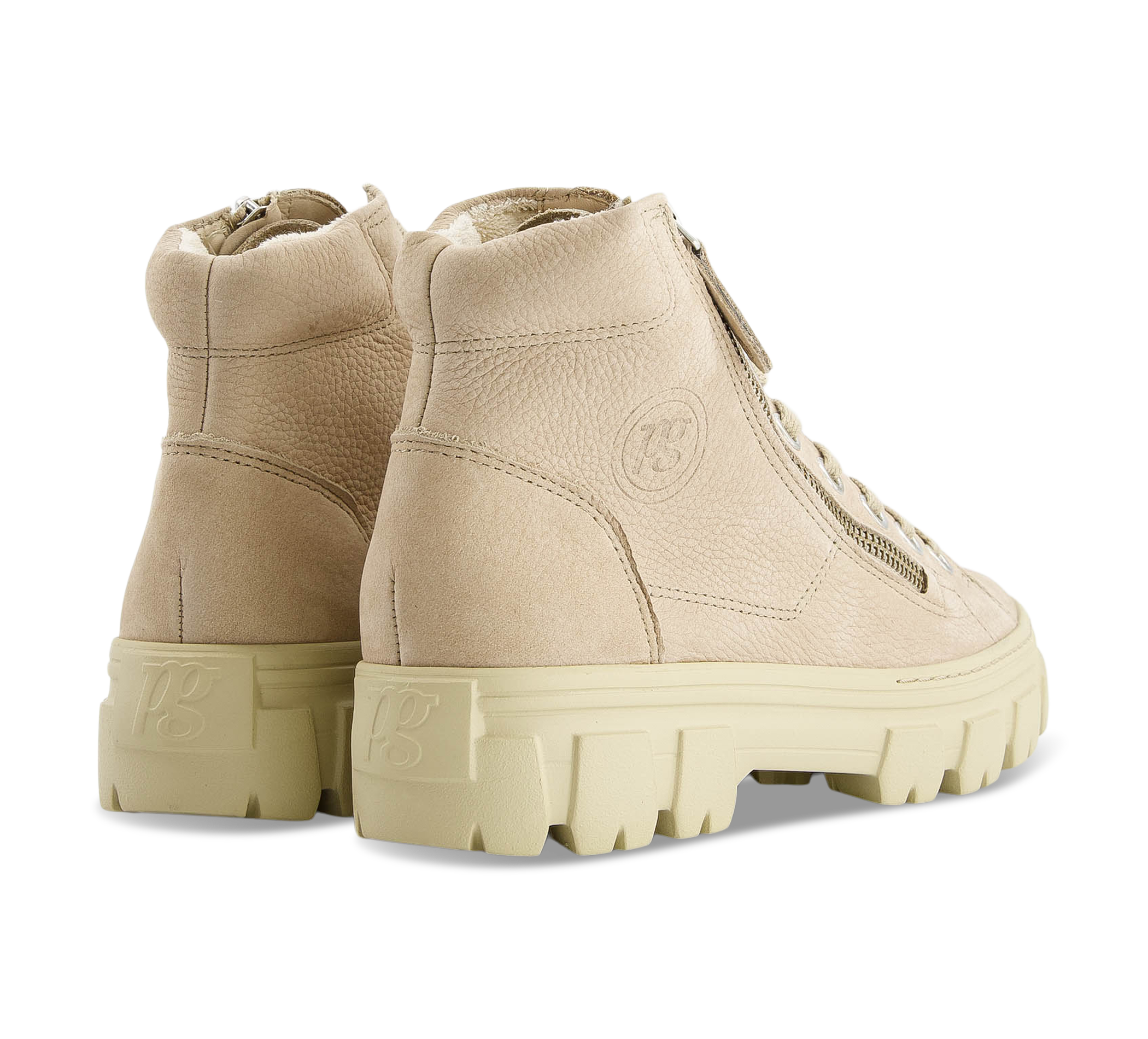 Paul Green 5210 - Schnürstiefel beige/taupe
