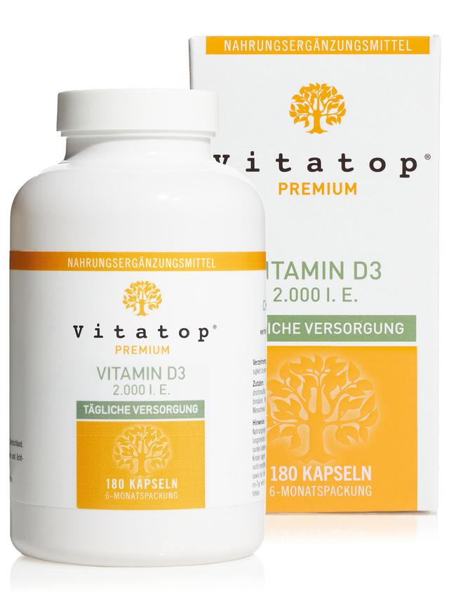 VITAMIN D3 mit 2.000 I. E., 6-Monatsvorrat - Abo