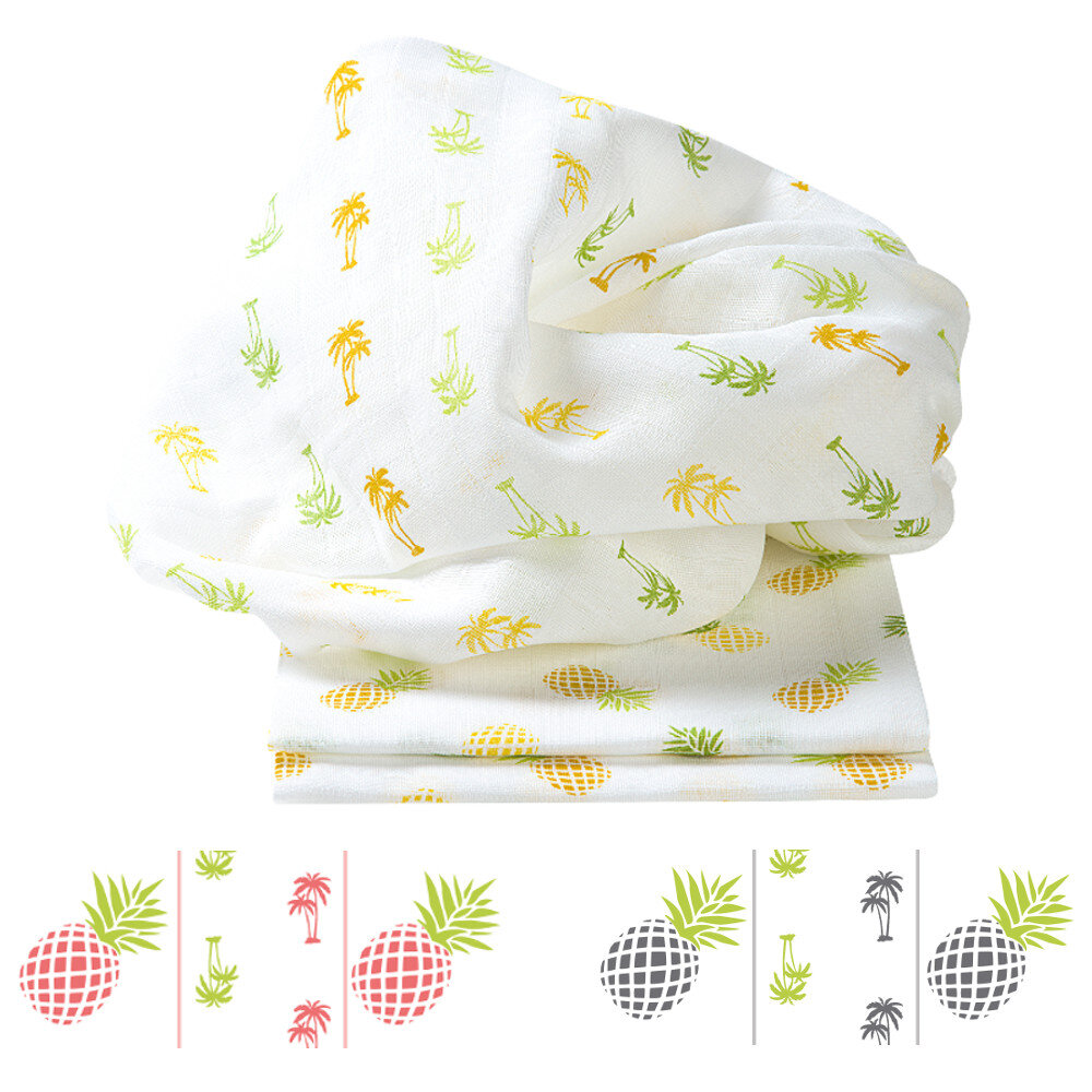 Odenwälder BabyNest Odenwälder Doppelmull-Windeln sun 3er-Pack