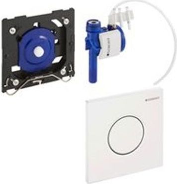 Geberit - Sigma 01 - Urinoirset - Wit - Inclusief Reservoir en Bedieningsplaat