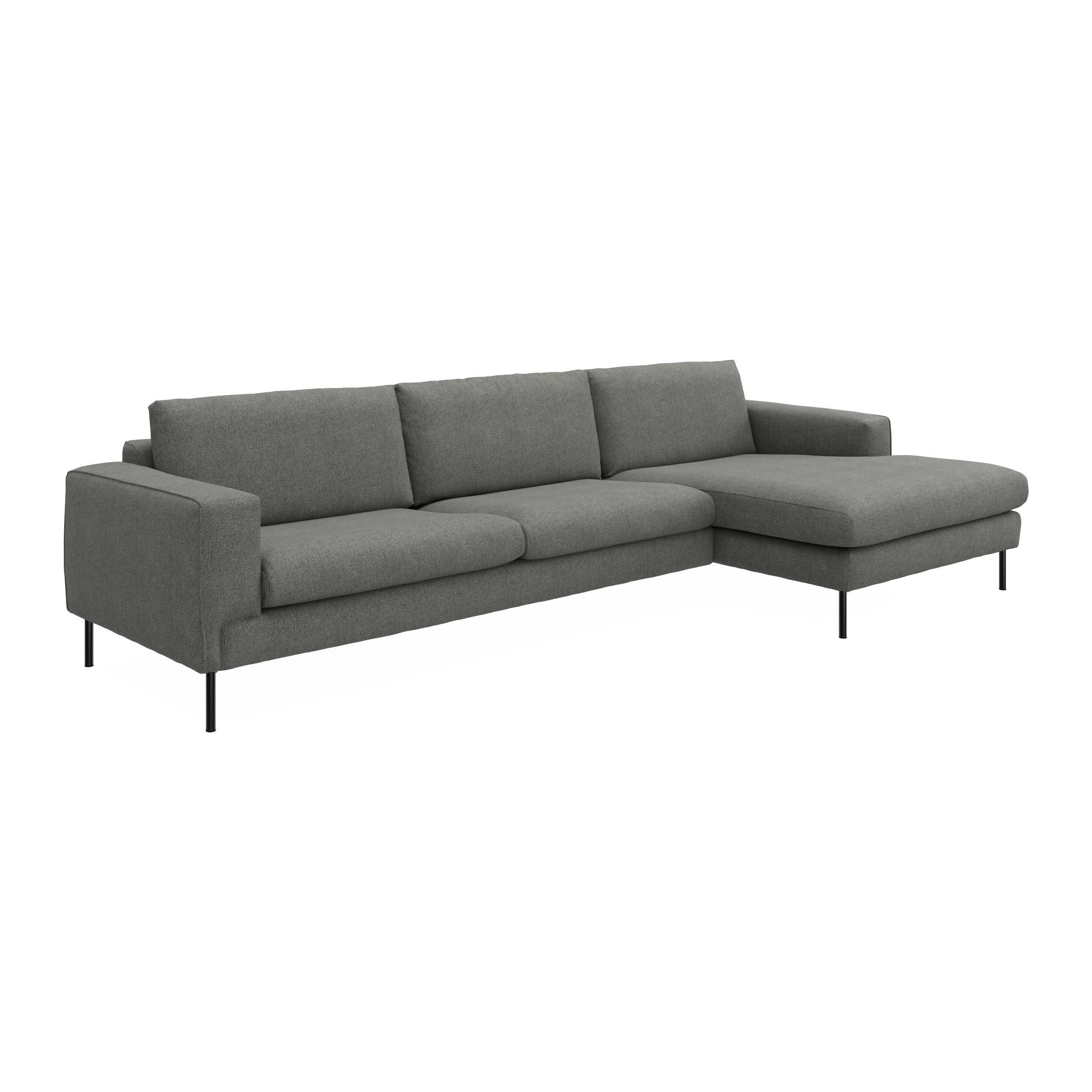 Nyland højrevendt sofa med chaiselong
