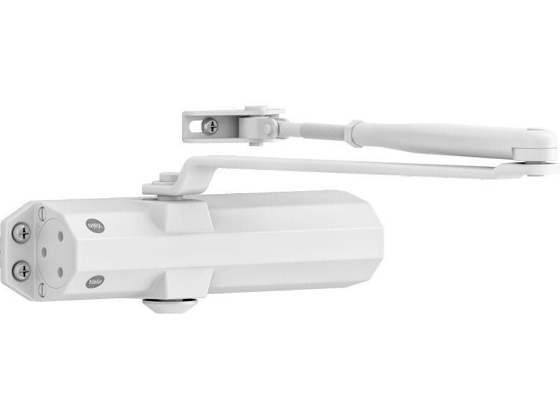 Yale Türschliesser mit Standardarm, Serie 4500 Weiss Türschliesser mit normalem Arm