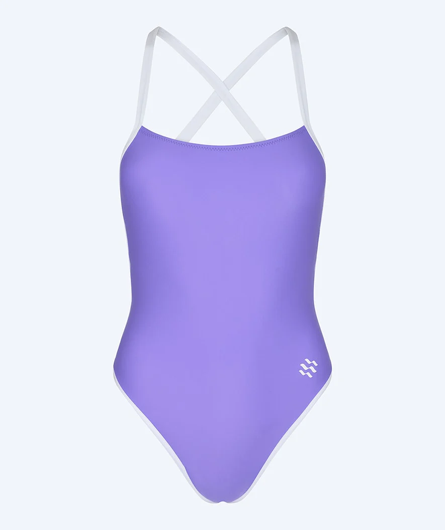 Watery badedragt til damer - Eco Sunkissed Solid - Lilla