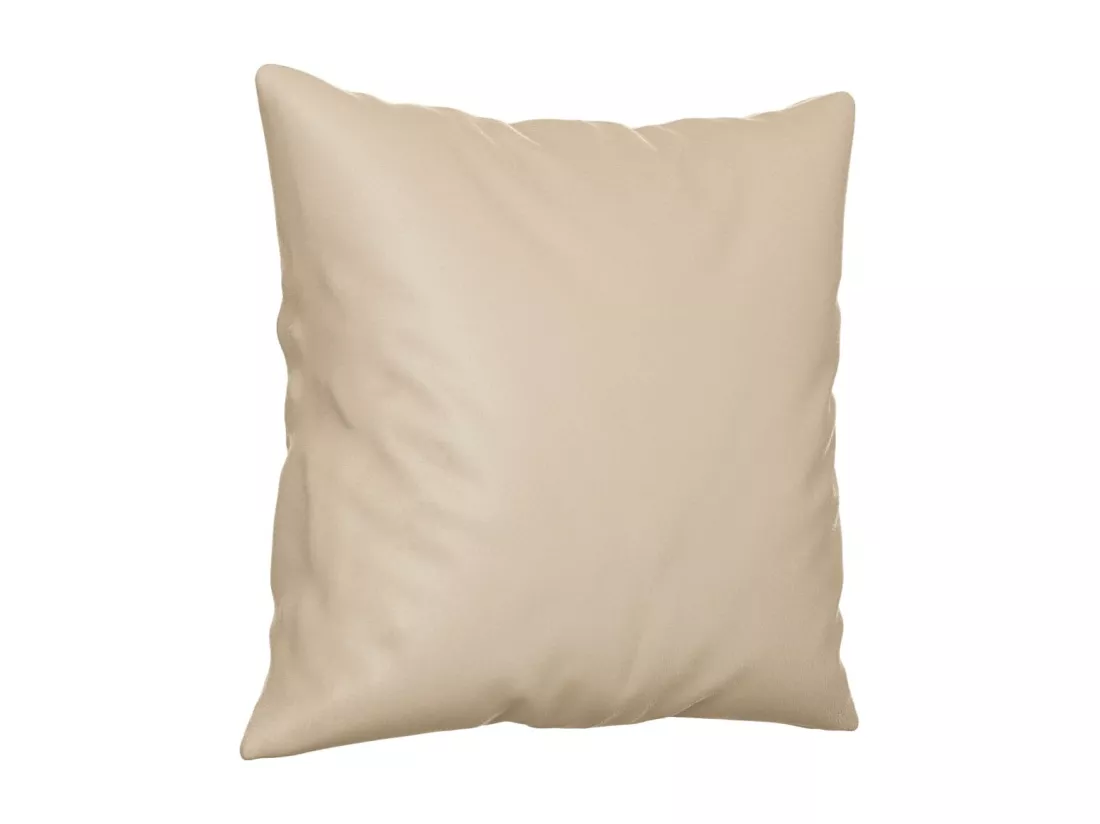 Ensemble de canapés 3 pcs avec coussins Crème Tissu microfibre