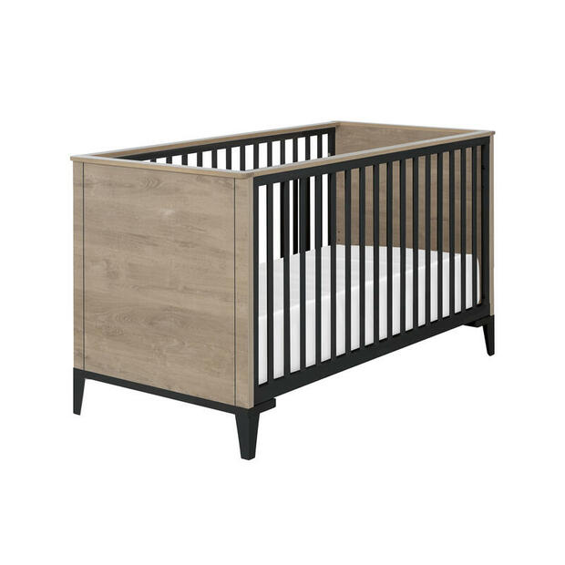 Lit Bébé 70 x 140 cm Marcel Black - GALIPETTE