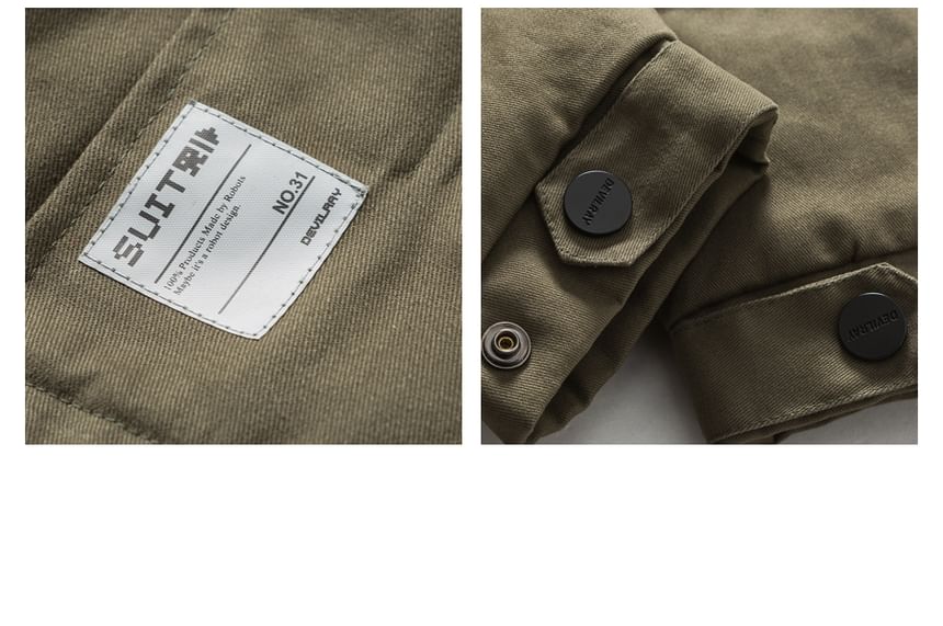 Chuoku - Gewatteerde parka met capuchon en rits