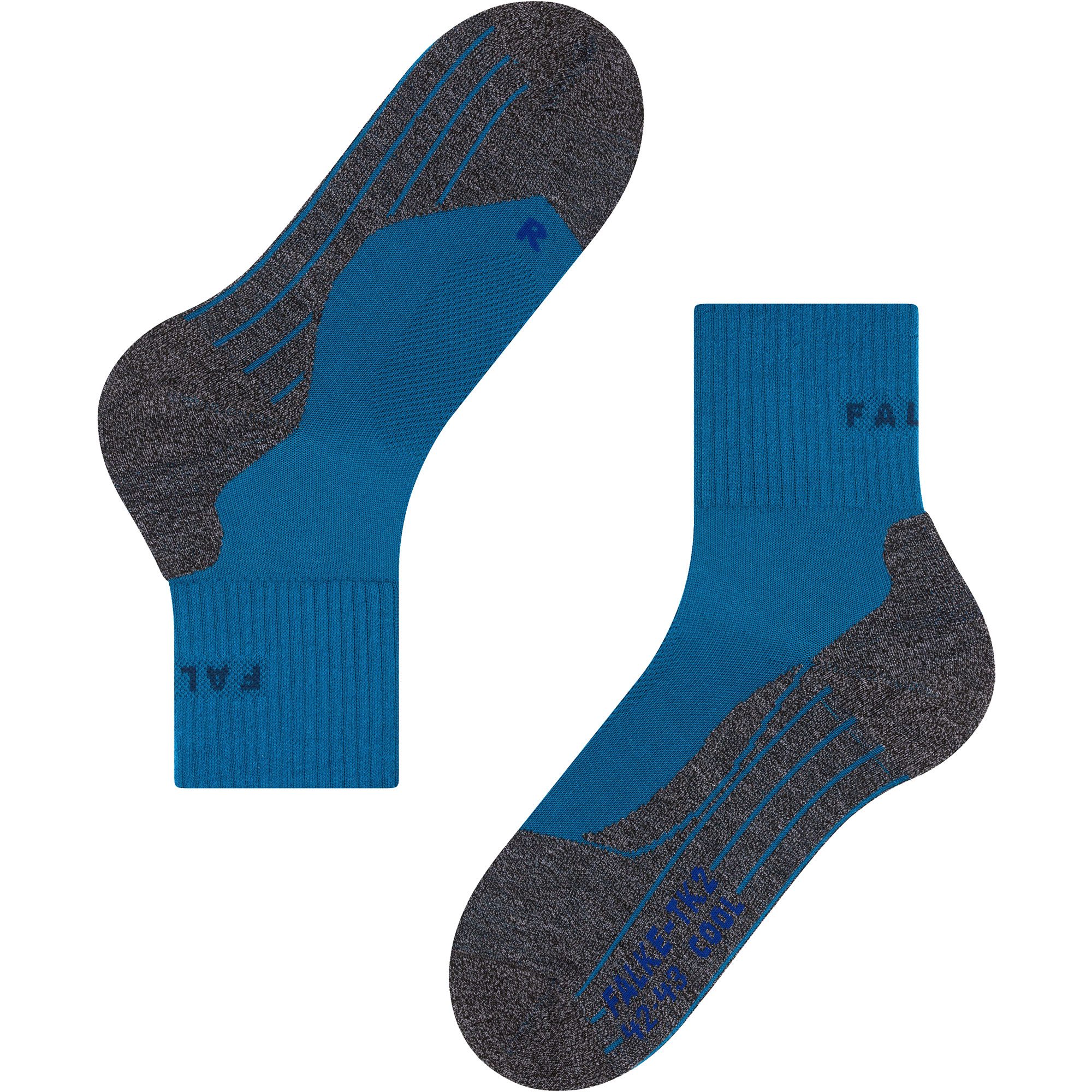 Falke TK2 Cool Short Wandersocken Herren galaxy blue