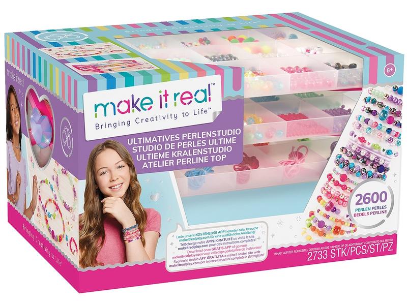 make it real Bastelset Ultimatives Perlenstudio DIY-Perlenschmuck-Bausatz