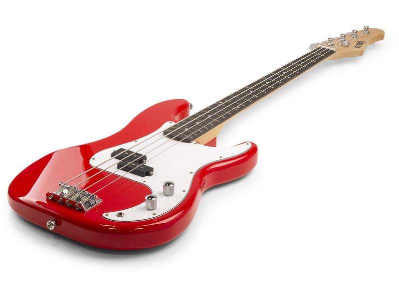 MAX E-Bass GigKit Rot Bass Gitarrenset
