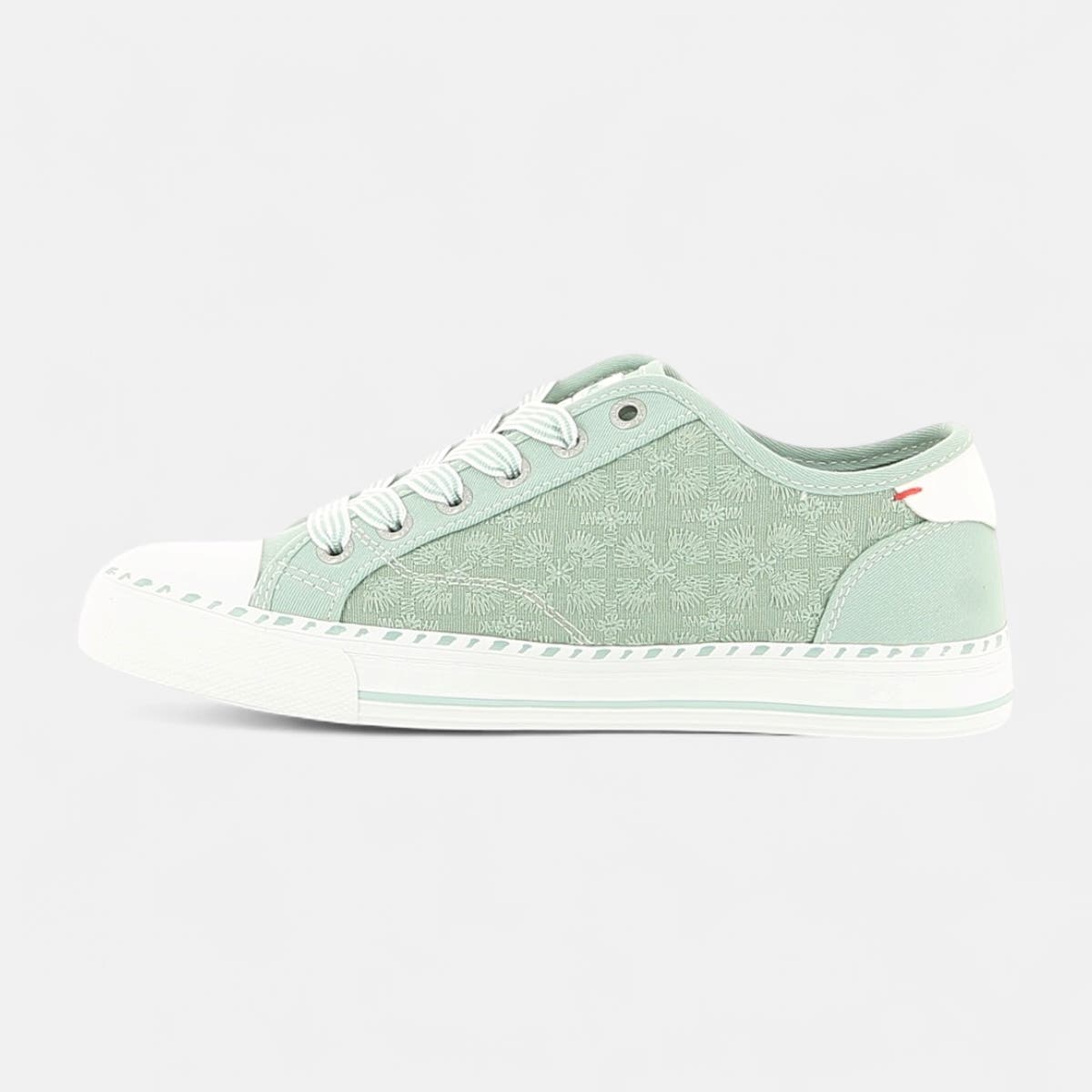 Baskets en toile Femme vert