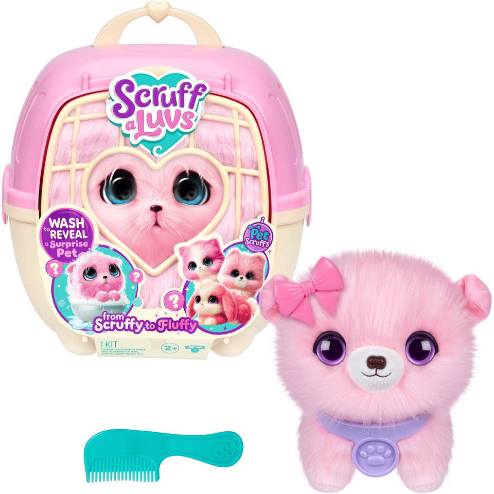 Scruff-a-Luv huisdier - roze