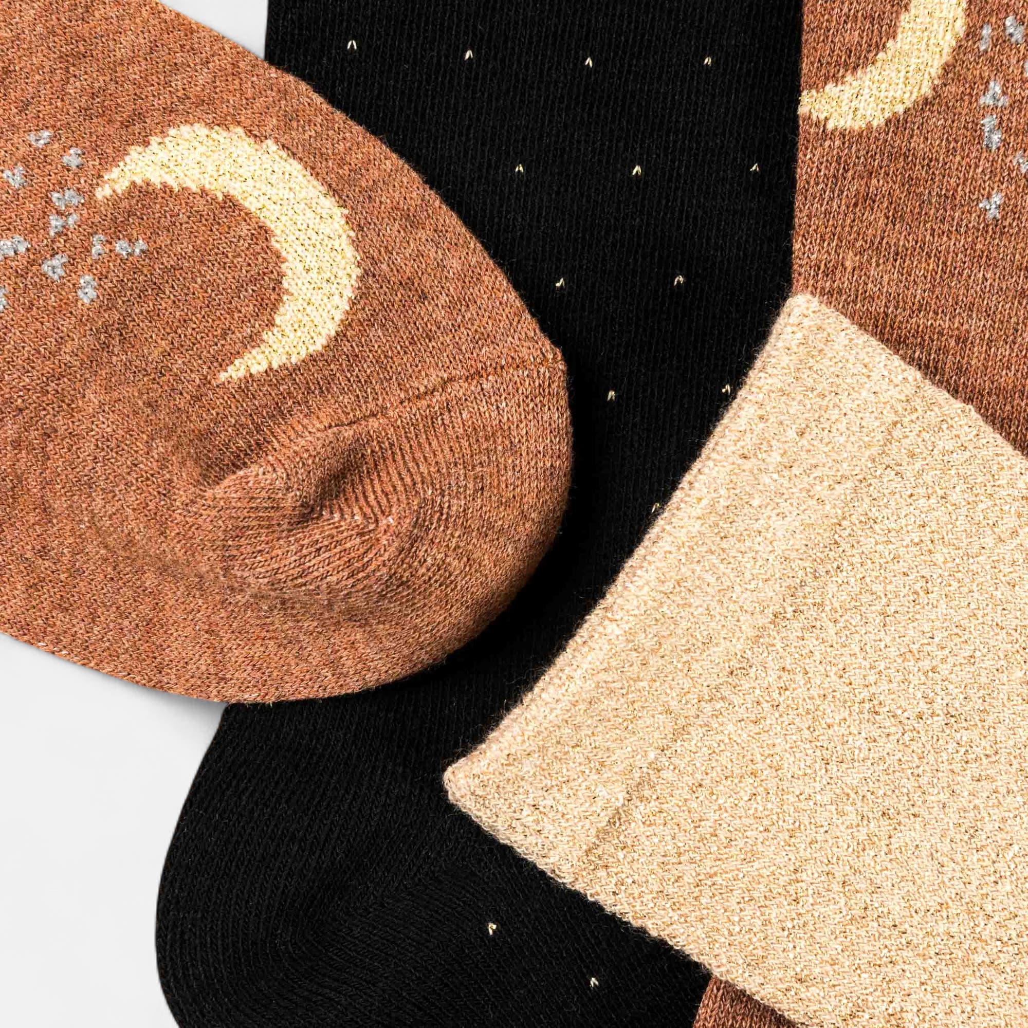 Chaussettes Femme marron