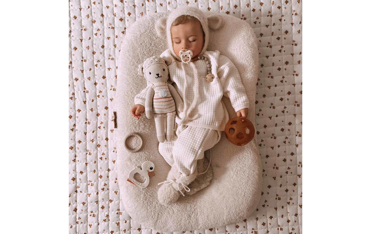 Nuggi Round 2 Stk. Milky White/Gorgeous Grey 3-36 MonateSchnuller mit rundem Sauger
