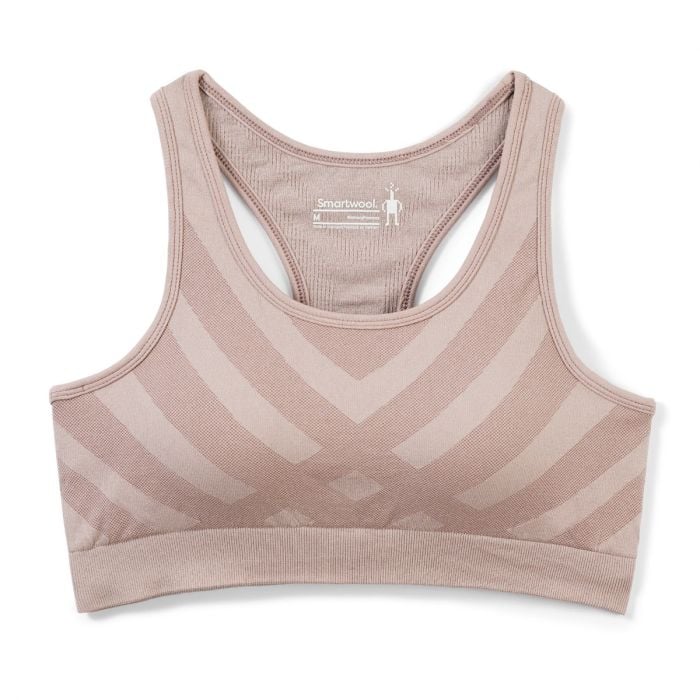 Smartwool Dame Undertøj og basislag Merino Sport Seamless Racerback Bra Brun