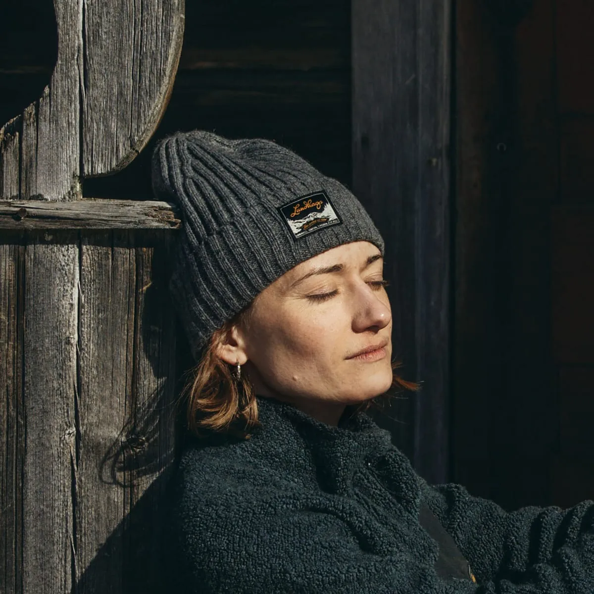 Lundhags Knak Wool Beanie Grey Melange