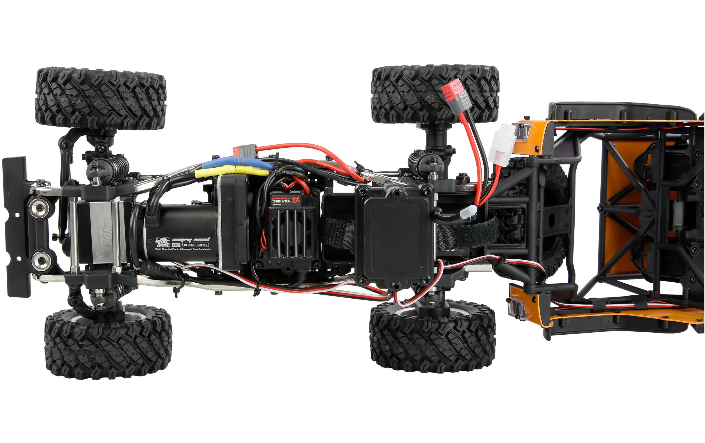 Scale Crawler Hyper Go SC+ 1:12 RTR Orange<br>Off-Road RC Model mit Brushless Motor