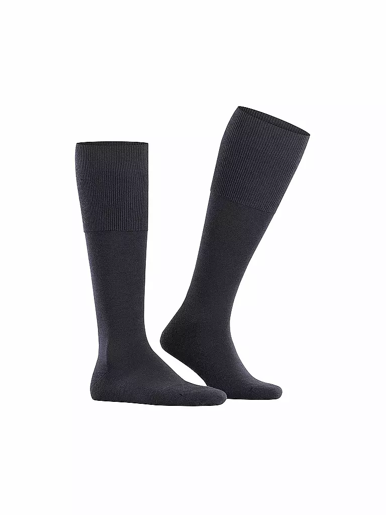 FALKE Kniestrümpfe AIRPORT PLUS dark navy  dunkelblau