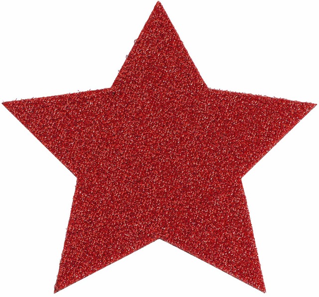 Primaflor-Ideen in Textil Platzset »Stern, Weihnachtsdeko rot« ideal als Untersetzer oder Tischdeko, Grösse 16,5 cm