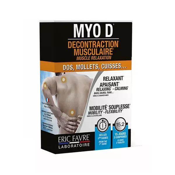 Eric Favre Joint Comfort & Myo D Relaxante Muscular 30 comprimidos