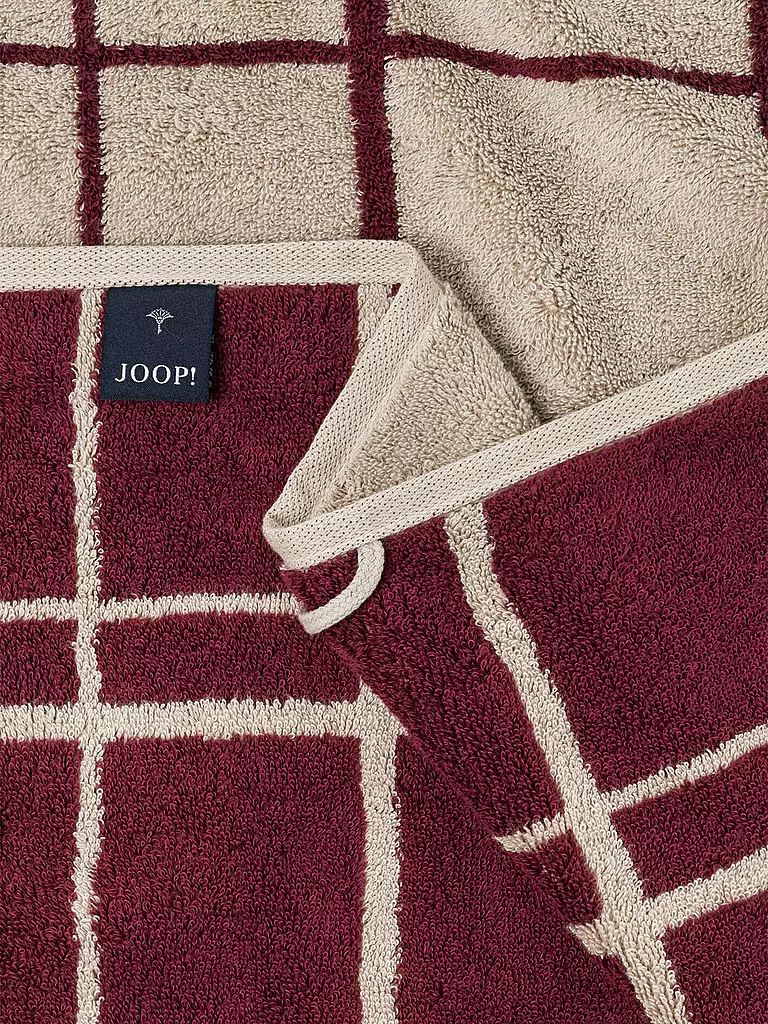 JOOP Gästetuch SELECT LAYER 30x50cm Rouge dunkelrot