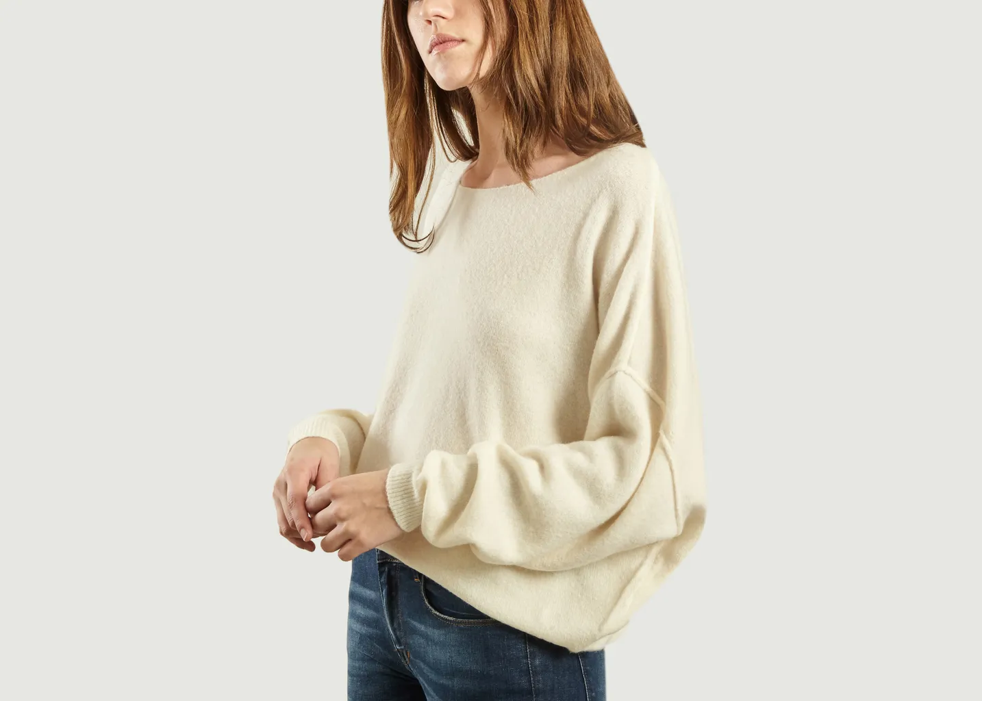 Pull Damsville Col Bateau American Vintage