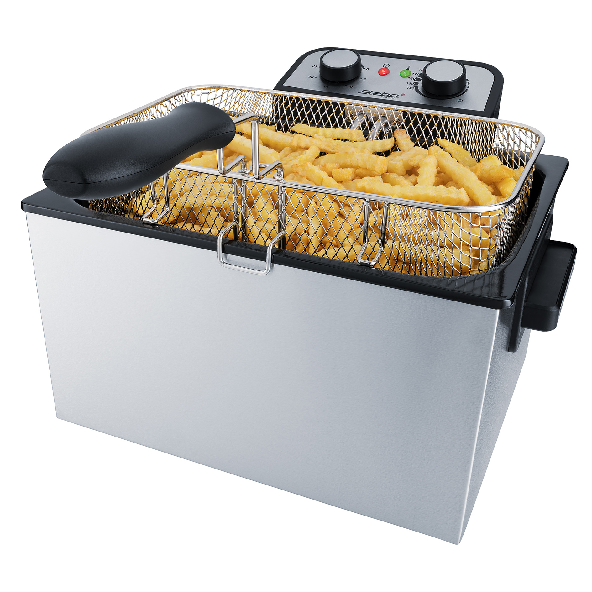 STEBA Edelstahlfritteuse - 5 Liter - 3000 Watt
