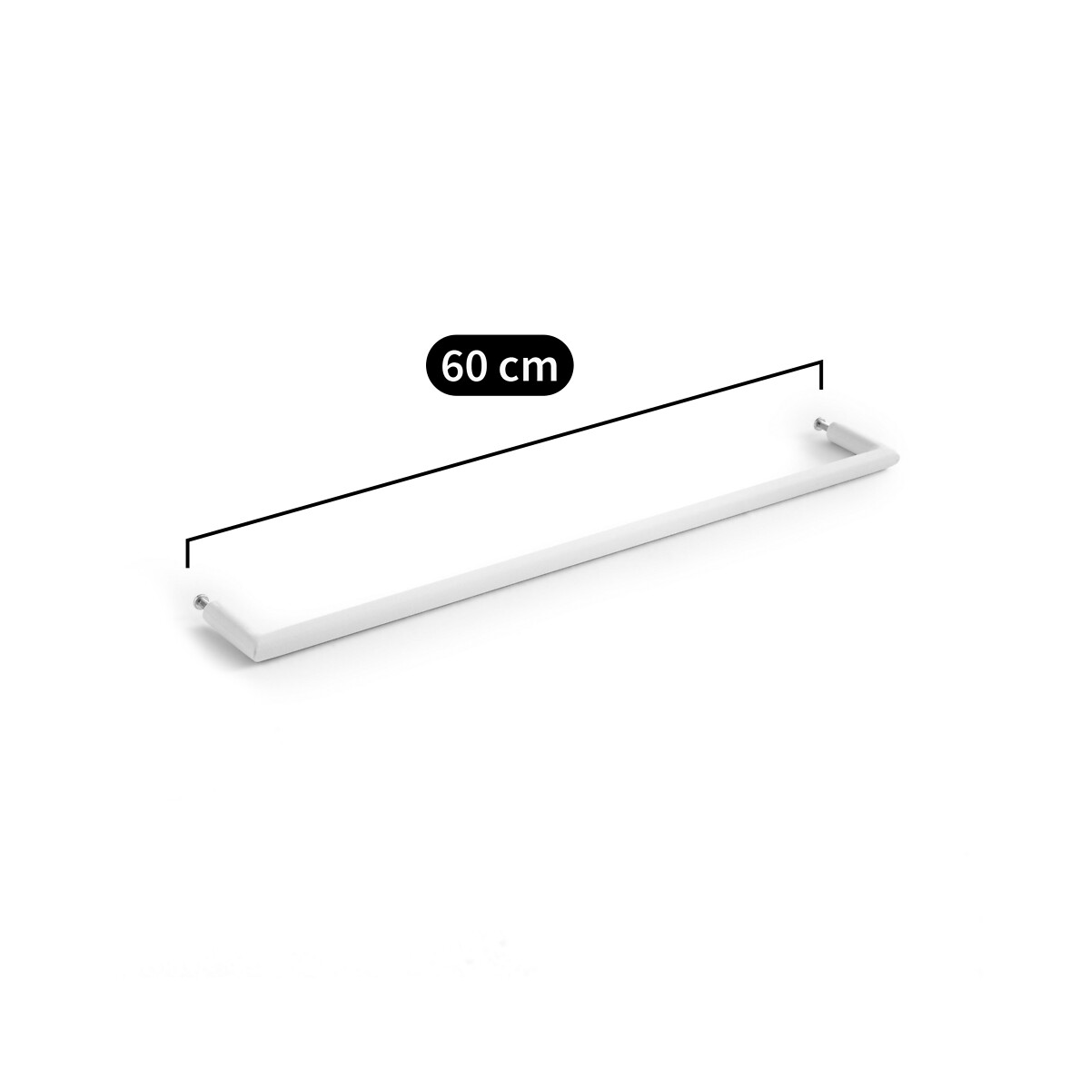 AM.PM<br>Barra de metal para pendurar, 60 cm de comprimento, Johanez