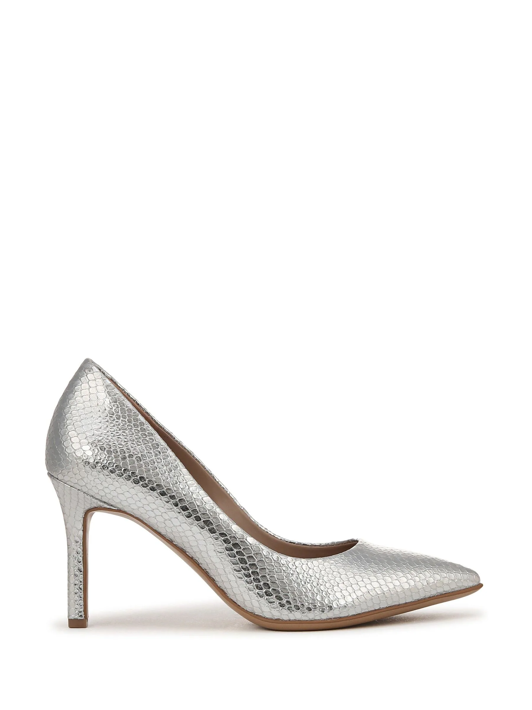 Zilver - Naturalizer Anna Wide Fit Stiletto Pointed Toe Shoes