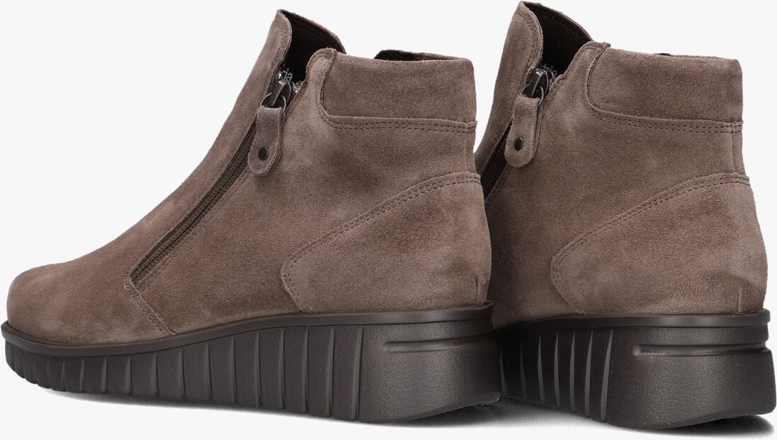 taupe hartjes enkelboots sue rits h booty