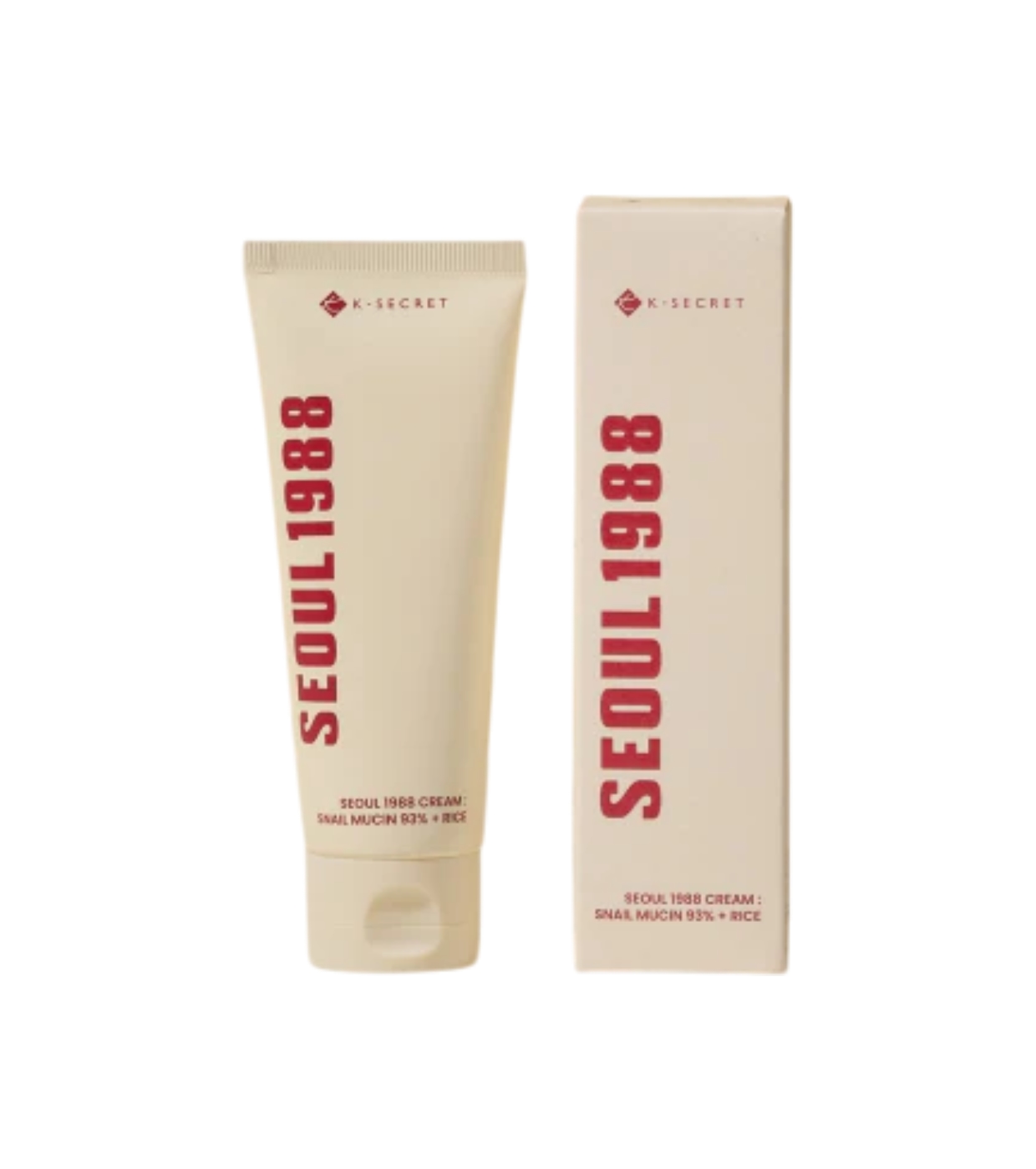 K-Secret - *Seoul 1988* - Creme Facial Snail Mucin 93% + Rice