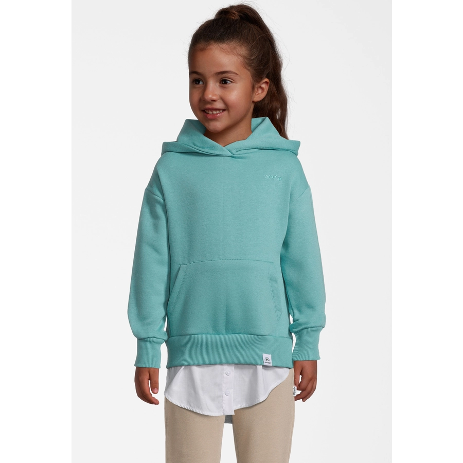 New Life Hoodie Hoodie Kapuzen Pullover mit Shirt türkis