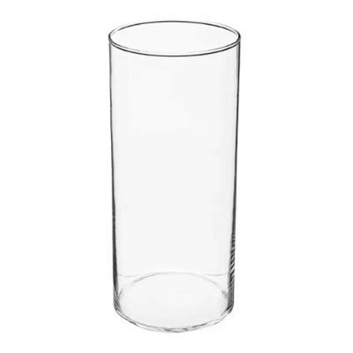 Vase Cylindrique Verre - Transparent