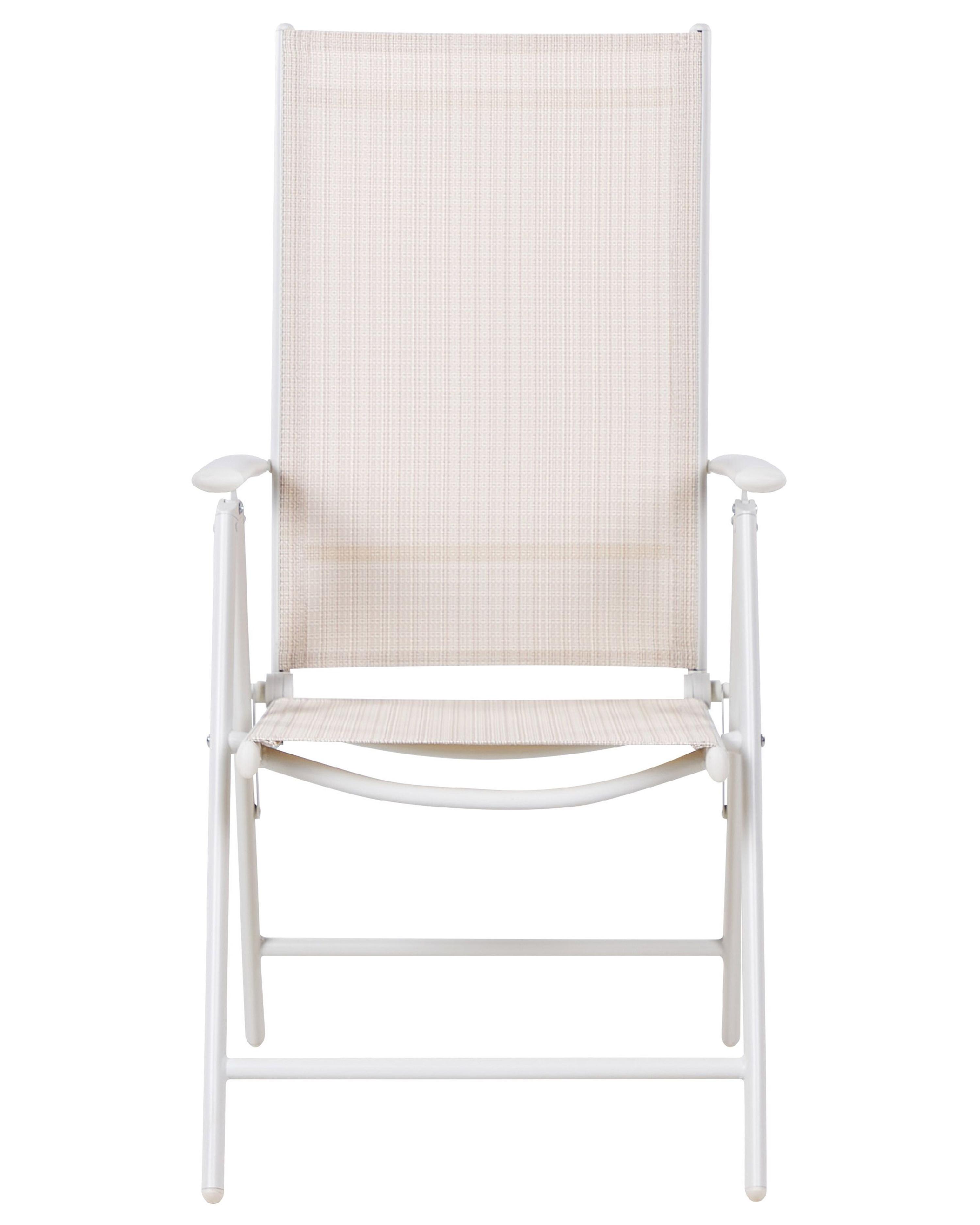 Set van 6 tuinstoelen CATANIA Metaal Beige