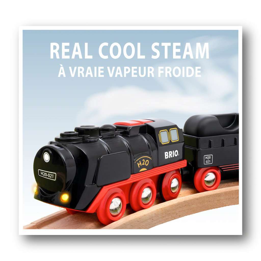 BRIO Spiel Batterie-Dampflok mit Wassertank