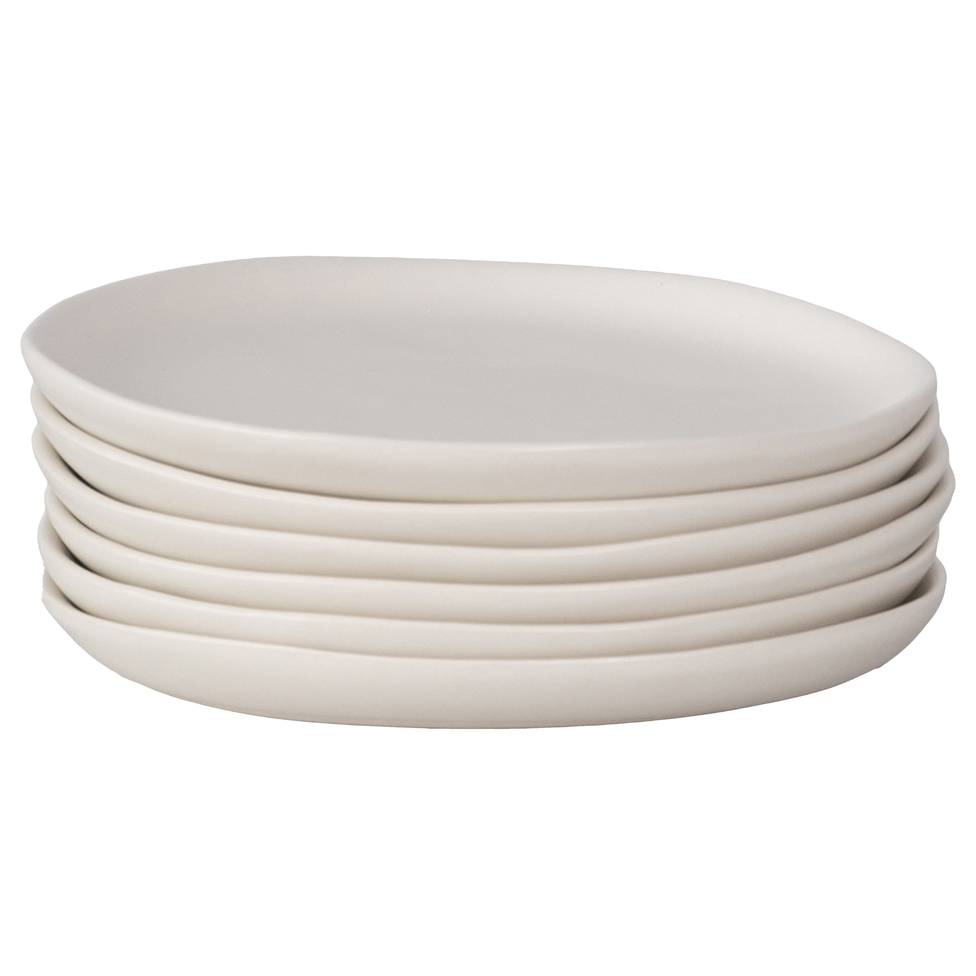 Dinerbord Alva Ø27 cm naturel - set van 6