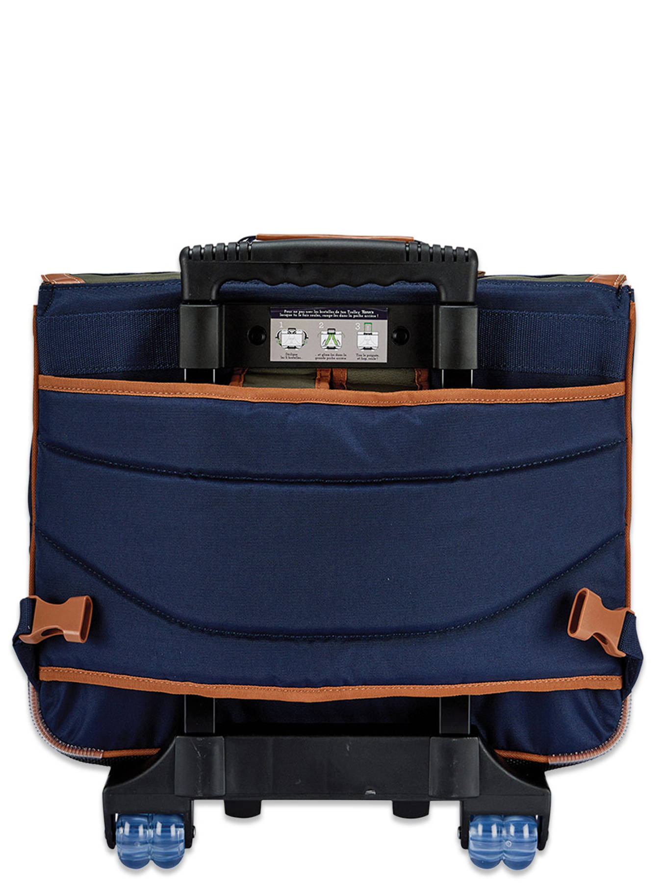 Cartable  roulettes 2 compartiments TANN'S