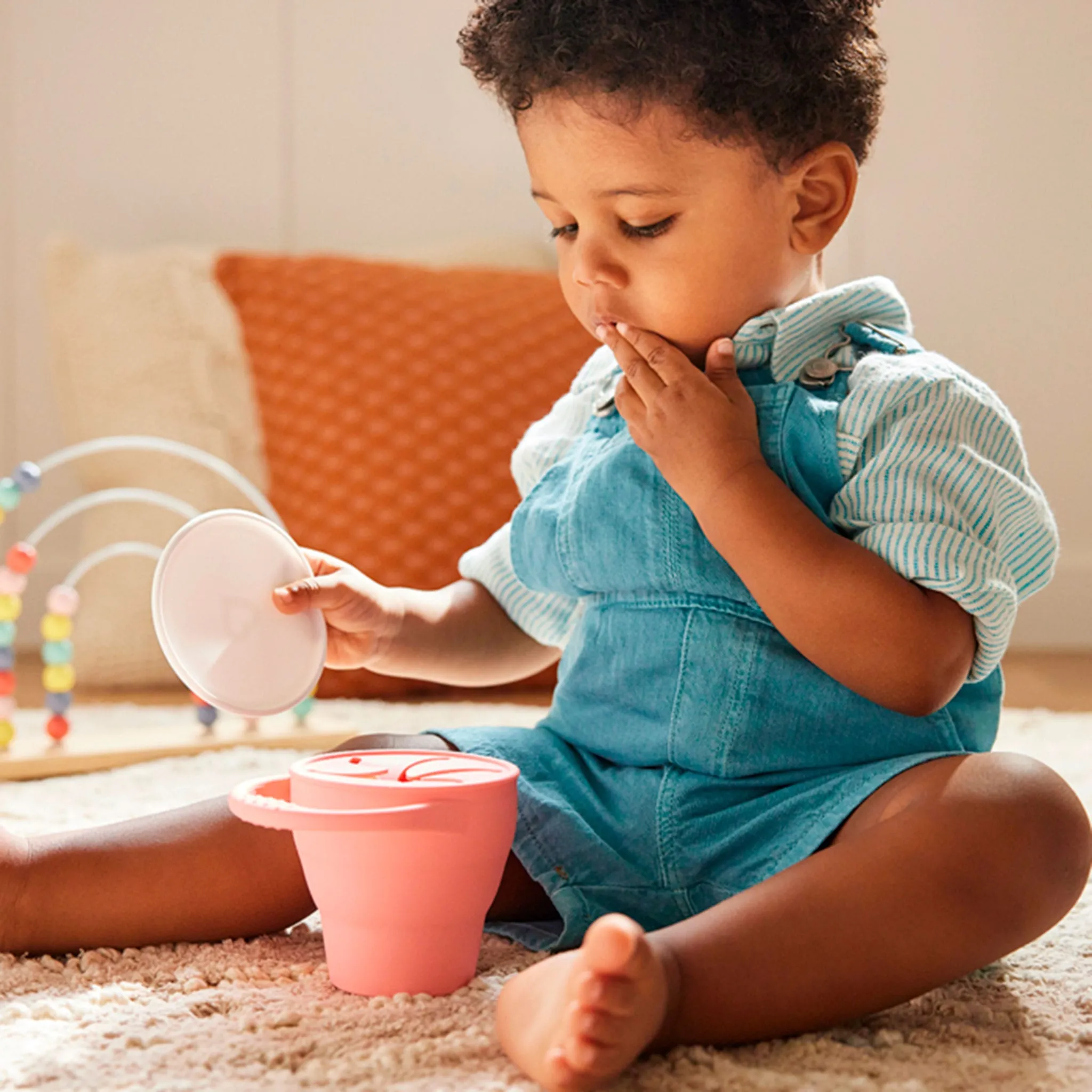 Munchkin Bol à Collation C’est Silicone!™ - Corail