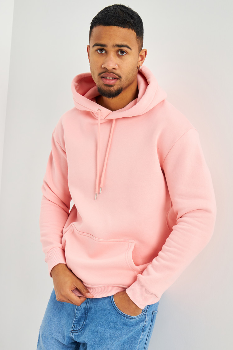 Sweat rose à capuche Brentiny