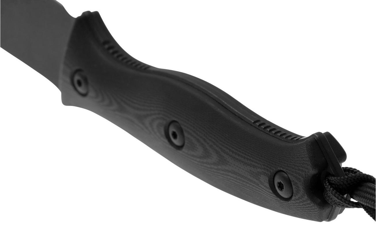 CIVIVI Stormridge C23041-1 Blackwashed Nitro-V, Black G10, vaststaand mes