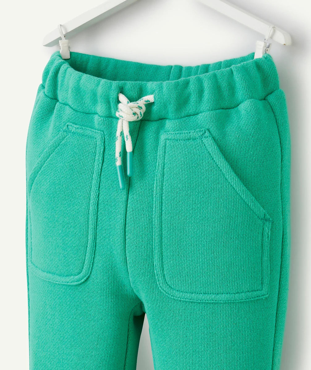 JOGGING BÉBÉ GARÇON EN FIBRES RECYCLÉES VERT