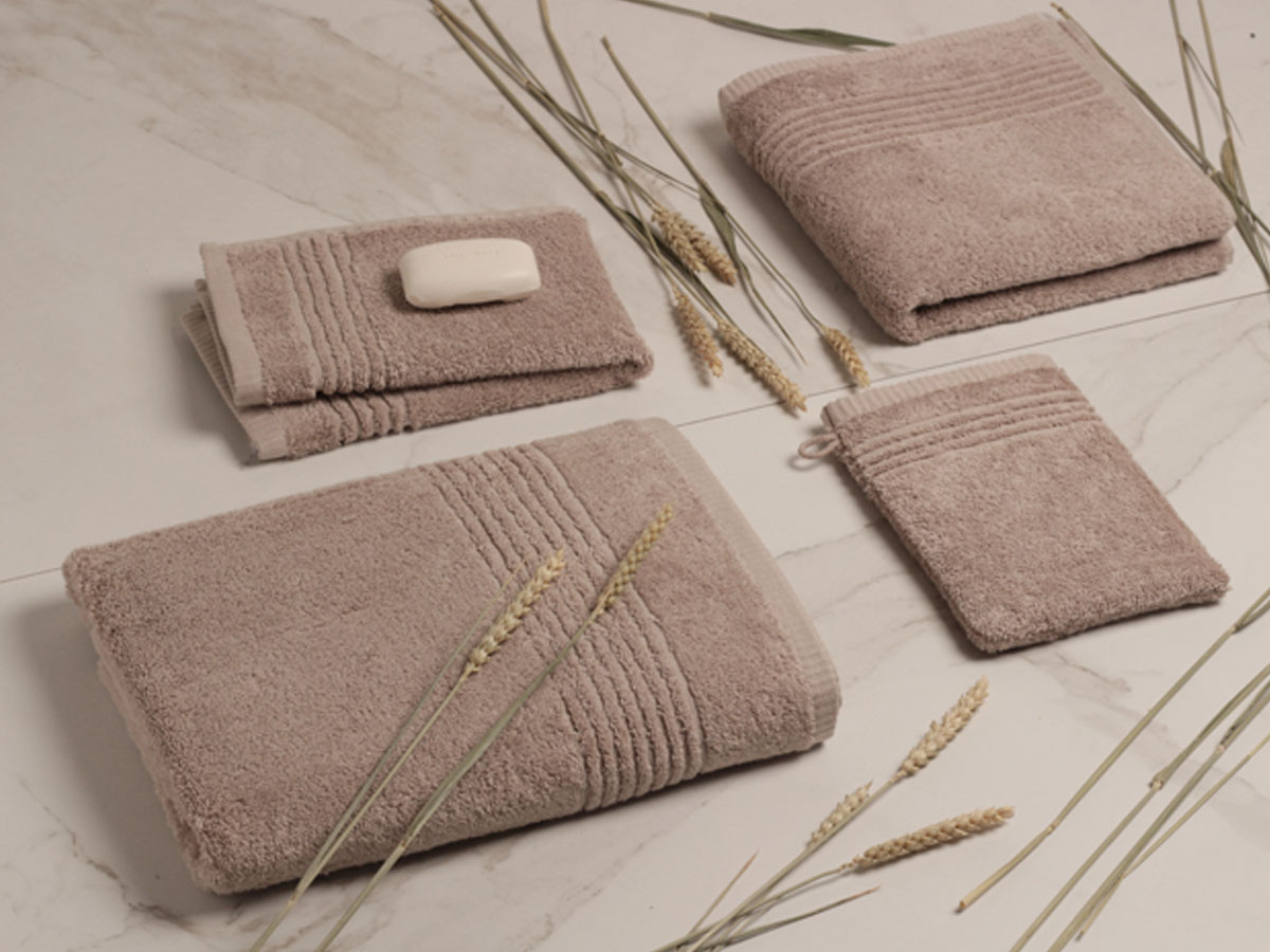 PHLOX Supreme 16 x 21 cm set van 6 washandjes - sand