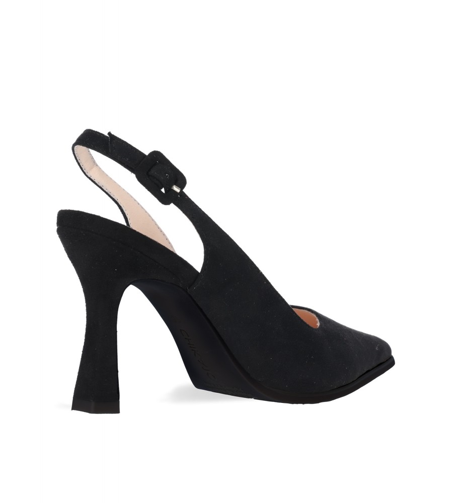 Chika10 Gabriela 06 sapatos pretos - Altura do salto 6cm -